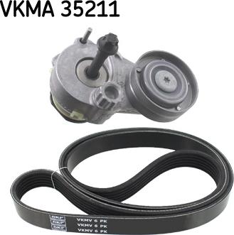 SKF VKMA 35211 - Moniurahihnasarja inparts.fi