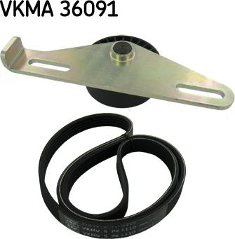 SKF VKMA 36091 - Moniurahihnasarja inparts.fi