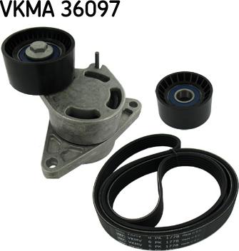 SKF VKMA 36097 - Moniurahihnasarja inparts.fi