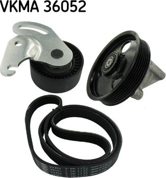 SKF VKMA 36052 - Moniurahihnasarja inparts.fi