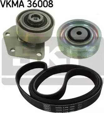 SKF VKMA 36008 - Moniurahihnasarja inparts.fi