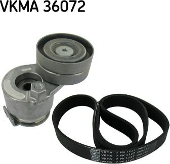 SKF VKMA 36072 - Moniurahihnasarja inparts.fi