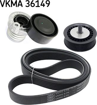 SKF VKMA 36149 - Moniurahihnasarja inparts.fi