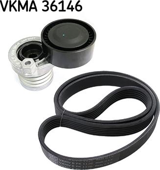 SKF VKMA 36146 - Moniurahihnasarja inparts.fi