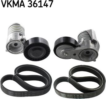 SKF VKMA 36147 - Moniurahihnasarja inparts.fi