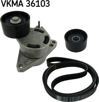 SKF VKMA 36103 - Moniurahihnasarja inparts.fi