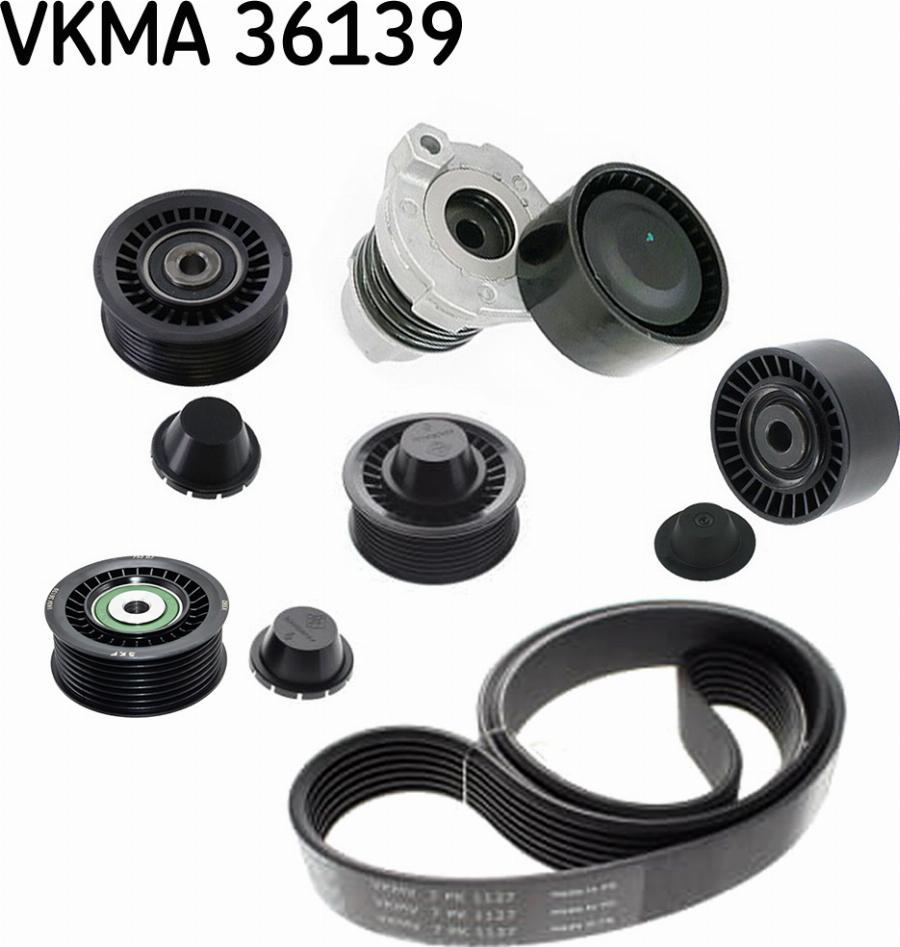 SKF VKMA 36139 - Moniurahihnasarja inparts.fi