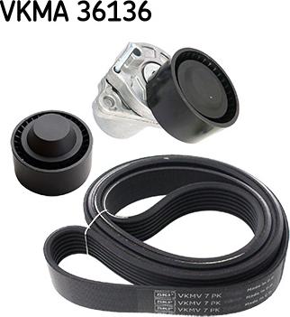 SKF VKMA 36136 - Moniurahihnasarja inparts.fi