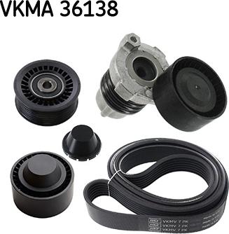 SKF VKMA 36138 - Moniurahihnasarja inparts.fi