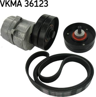 SKF VKMA 36123 - Moniurahihnasarja inparts.fi