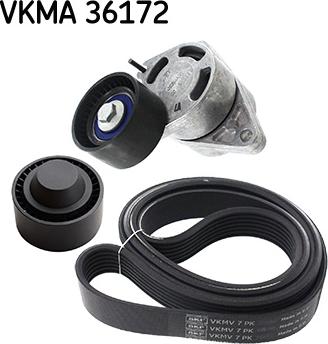 SKF VKMA 36172 - Moniurahihnasarja inparts.fi