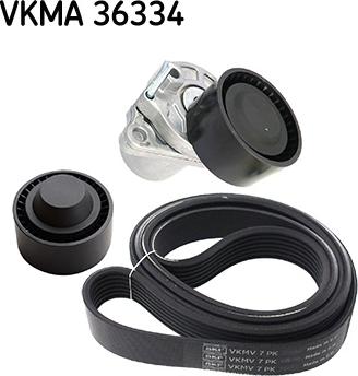 SKF VKMA 36334 - Moniurahihnasarja inparts.fi