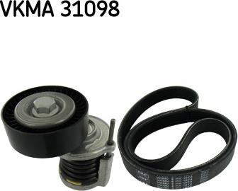 SKF VKMA 31098 - Moniurahihnasarja inparts.fi