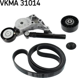 SKF VKMA 31014 - Moniurahihnasarja inparts.fi