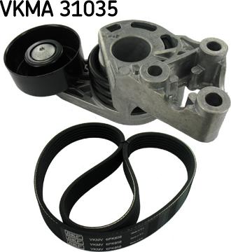 SKF VKMA 31035 - Moniurahihnasarja inparts.fi