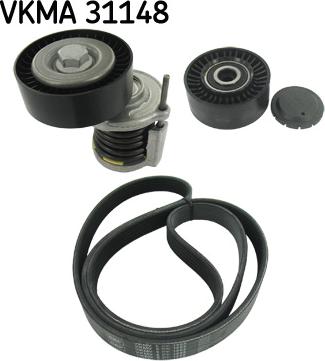 SKF VKMA 31148 - Moniurahihnasarja inparts.fi