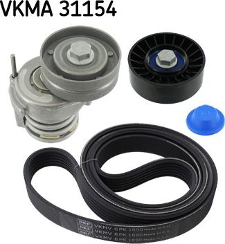 SKF VKMA 31154 - Moniurahihnasarja inparts.fi