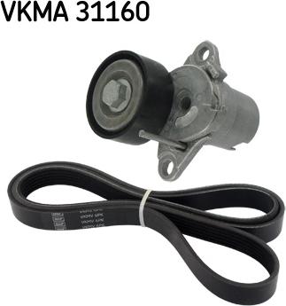 SKF VKMA 31160 - Moniurahihnasarja inparts.fi