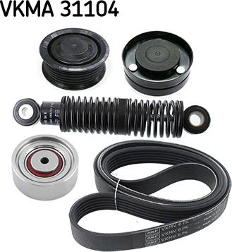 SKF VKMA 31104 - Moniurahihnasarja inparts.fi