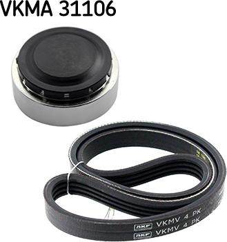 SKF VKMA 31106 - Moniurahihnasarja inparts.fi