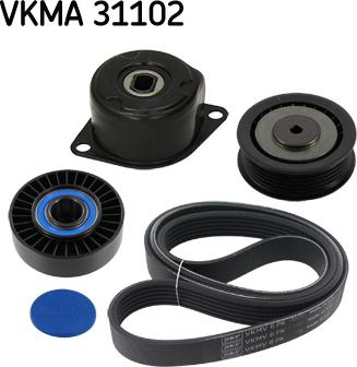 SKF VKMA 31102 - Moniurahihnasarja inparts.fi