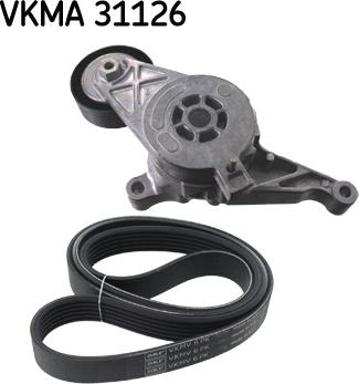 SKF VKMA 31126 - Moniurahihnasarja inparts.fi