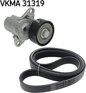 SKF VKMA 31319 - Moniurahihnasarja inparts.fi