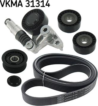 SKF VKMA 31314 - Moniurahihnasarja inparts.fi