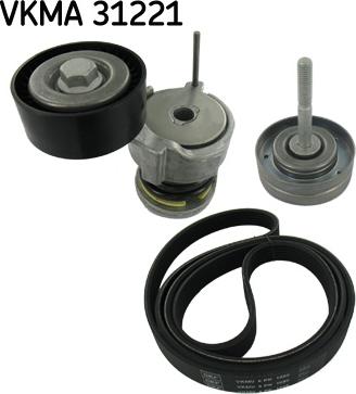 SKF VKMA 31221 - Moniurahihnasarja inparts.fi