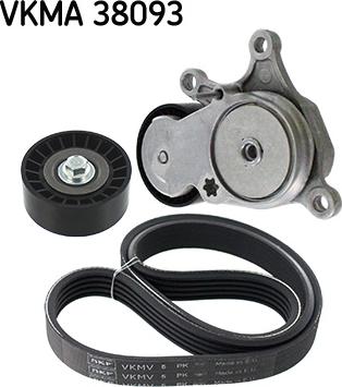 SKF VKMA 38093 - Moniurahihnasarja inparts.fi