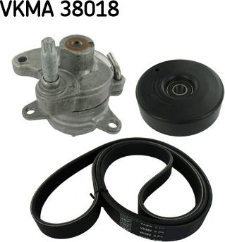 SKF VKMA 38018 - Moniurahihnasarja inparts.fi