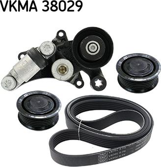 SKF VKMA 38029 - Moniurahihnasarja inparts.fi