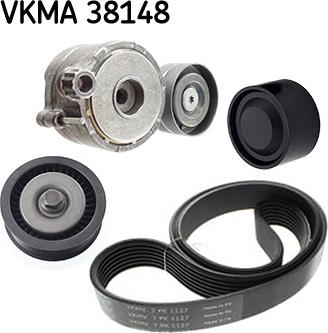 SKF VKMA 38148 - Moniurahihnasarja inparts.fi