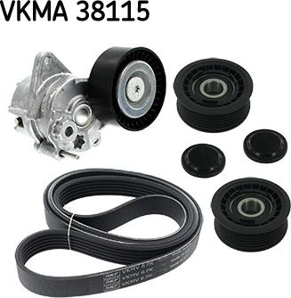 SKF VKMA 38115 - Moniurahihnasarja inparts.fi