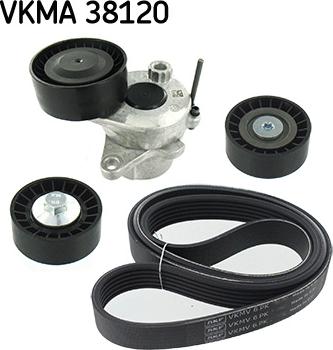 SKF VKMA 38120 - Moniurahihnasarja inparts.fi