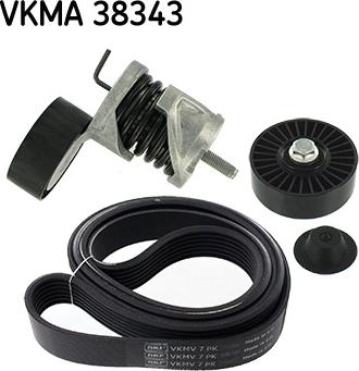 SKF VKMA 38343 - Moniurahihnasarja inparts.fi