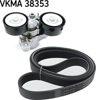 SKF VKMA 38353 - Moniurahihnasarja inparts.fi