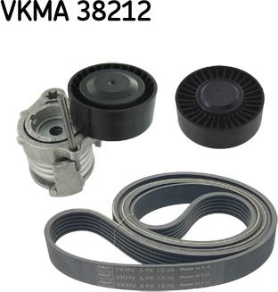 SKF VKMA 38212 - Moniurahihnasarja inparts.fi