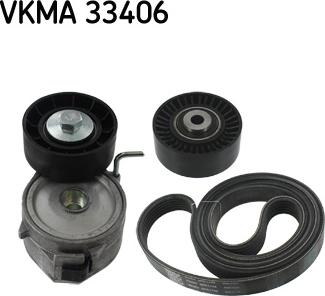 SKF VKMA 33406 - Moniurahihnasarja inparts.fi