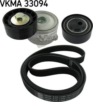 SKF VKMA 33094 - Moniurahihnasarja inparts.fi