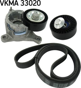 SKF VKMA 33020 - Moniurahihnasarja inparts.fi