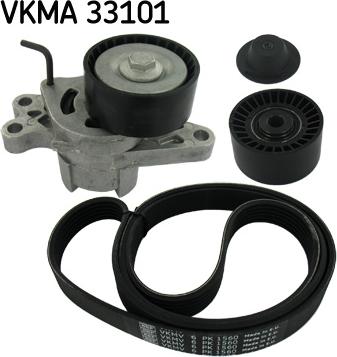 SKF VKMA 33101 - Moniurahihnasarja inparts.fi