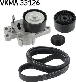 SKF VKMA 33126 - Moniurahihnasarja inparts.fi