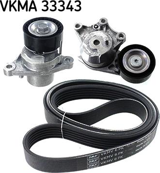 SKF VKMA 33343 - Moniurahihnasarja inparts.fi