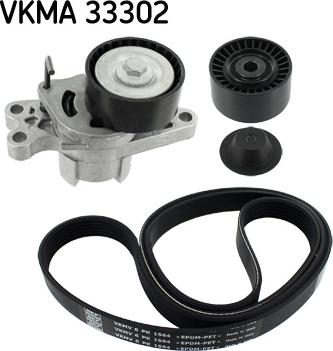 SKF VKMA 33302 - Moniurahihnasarja inparts.fi