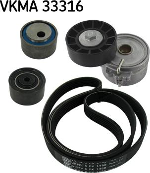 SKF VKMA 33316 - Moniurahihnasarja inparts.fi