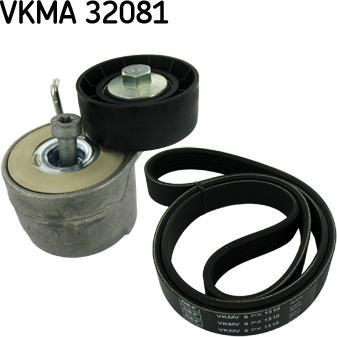 SKF VKMA 32081 - Moniurahihnasarja inparts.fi