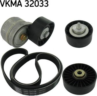 SKF VKMA 32033 - Moniurahihnasarja inparts.fi