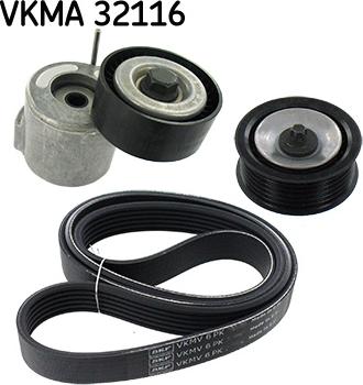 SKF VKMA 32116 - Moniurahihnasarja inparts.fi