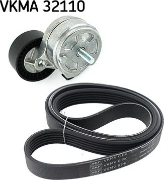 SKF VKMA 32110 - Moniurahihnasarja inparts.fi